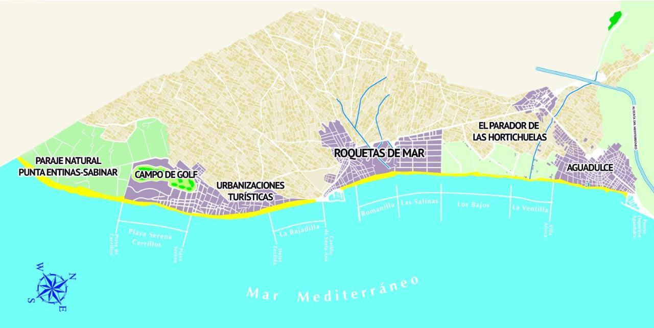 Expoholidays - Apartamento en primera linea Aguadulce  Exterior foto